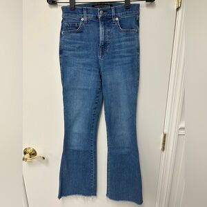 Veronica Beard Blue Flare Jeans